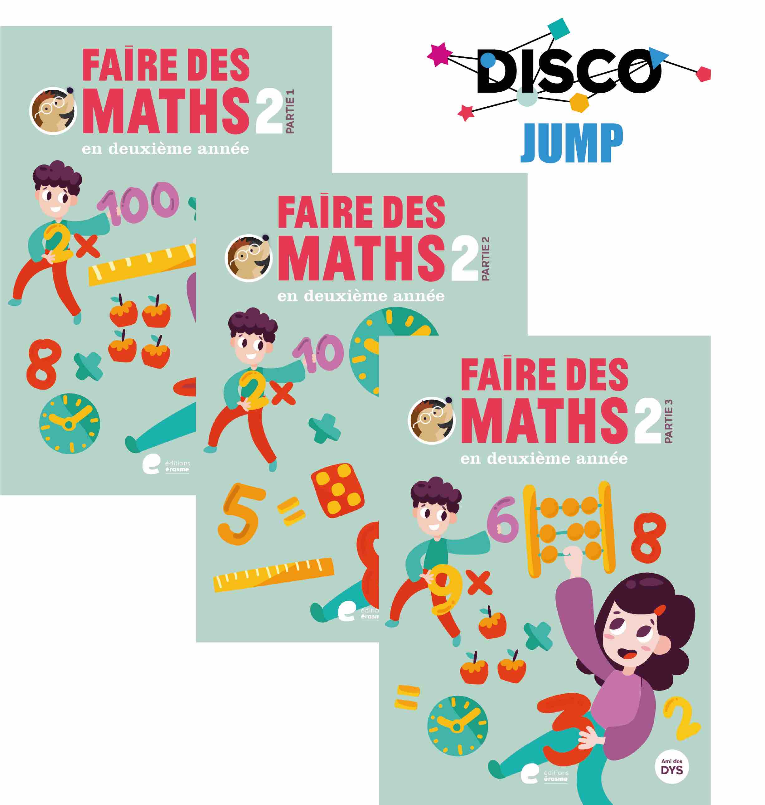 Faire des maths 2e - 3 livres-cahiers + Disco JUMP- éd. 2022